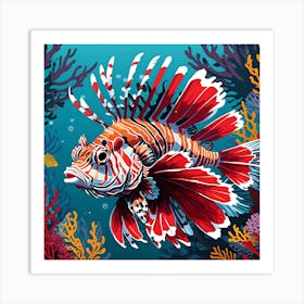 LIONFISH Art Print