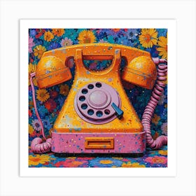 Telephone Art Print