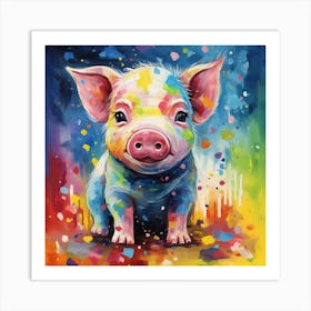 Zodiac Signs - Pig Art Print