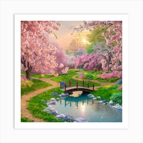 Springtime Serenity01 Art Print