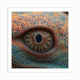 Eye Of A Gecko Art Print