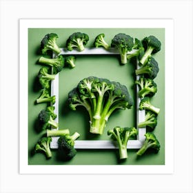 Frame Of Broccoli 1 Art Print