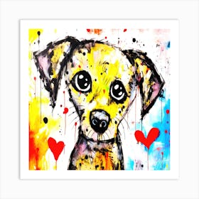 Adored Puppy - Dachshund Pup 1 Art Print