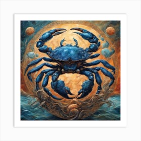 Cancer the Crab Art Print