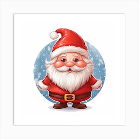 Santa Claus 4 Art Print