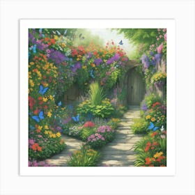 Garden Path Art Print