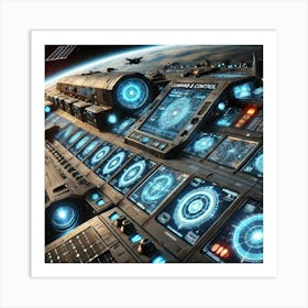 Command Control Arrays Converted Art Print