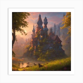 Fairytale Castle Art Print