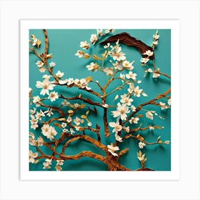 Cherry Blossom Tree 1 Art Print