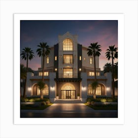 California Villa Art Print