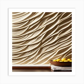 Wavy Wall Art Art Print