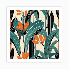 Floral Pattern 3 Art Print