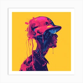 Soldier'S Head Art Print