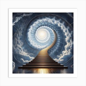 Spiral Staircase Art Print