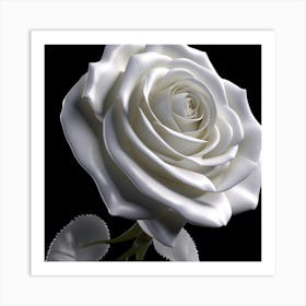 White Rose Art Print