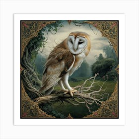 william morris Barn Owl 1 Art Print