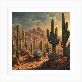 Desert Landscape 134 Art Print