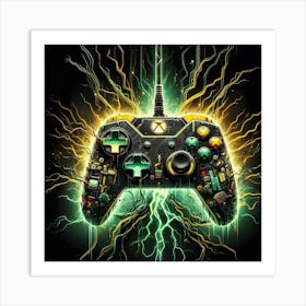 Xbox Controller Art Print