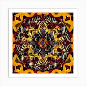 Abstract Mandala 13 Art Print