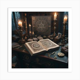 Study Of The Occult 2 Art Print