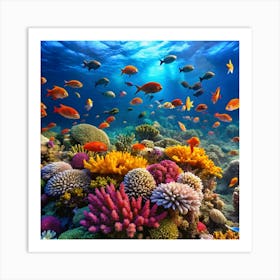 Coral Reef Art Print