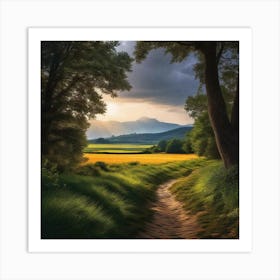 Path To The Mountains 2 Art Print