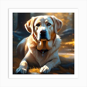 Golden Retriever Art Print