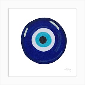 Protection Eye Art Print