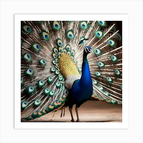 Peacock Art Print