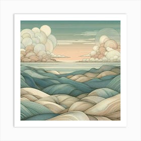 A delicate landscape 3 Art Print