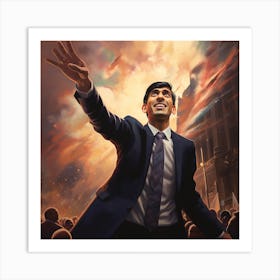 Man In A Suit Art Print