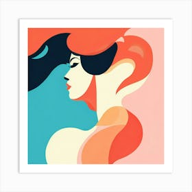 Woman'S Head 7 Art Print