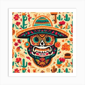 Day Of The Dead 48 Art Print