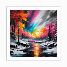 Arctic Sunrise Art Print