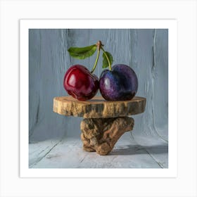 Cherry And Plum Art Print