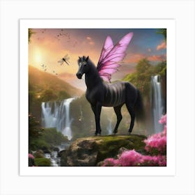 Fairy Horse Art Print