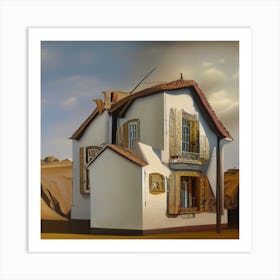 House In The Desert 1 Art Print