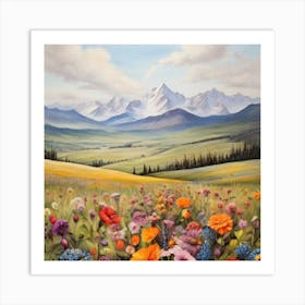 Wildflowers Art Print