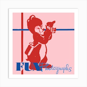 Fun Photography | Vintage Camera Logo Art Print