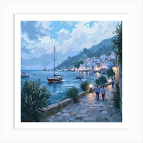 Aegean Coast 1 Art Print