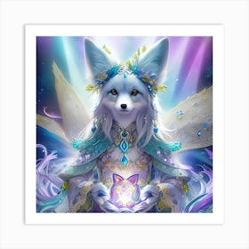 Fairy Fox 2 Art Print