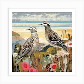 Bird In Nature Lark 4 Art Print