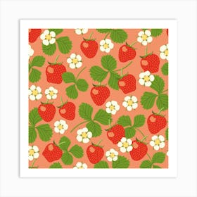 Strawberry Bliss Art Print