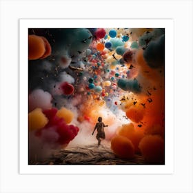 Dreaming Of Balloons Art Print