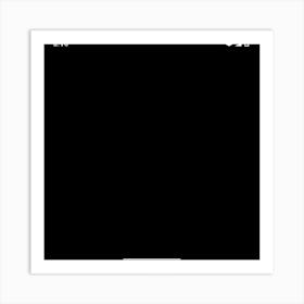 Black Screen Art Print