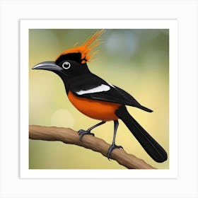 RARE PAPUA GUIENA BIRD Art Print