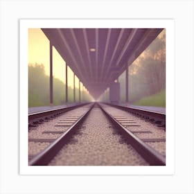 Train Tracks 1 Art Print