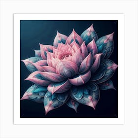 Lotus Flower 7 Art Print