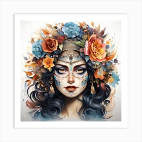 Day Of The Dead Girl 7 Art Print