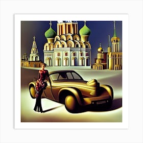 Russian Car Art Print